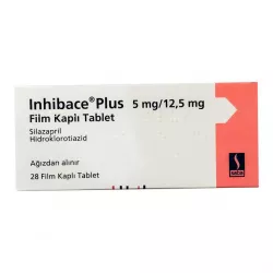 Инхибейс ПЛЮС (Inhibace Plus) 5мг/12,5мг таб. №28 в Самаре и области фото