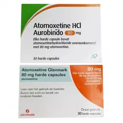 Атомоксетин 80 мг Европа :: Аналог Когниттера :: Glenmark / Aurobindo капс. №30 в Самаре и области фото