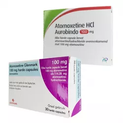 Атомоксетин 100 мг Европа :: Аналог Когниттера :: Glenmark / Aurobindo капс. №30 в Самаре и области фото