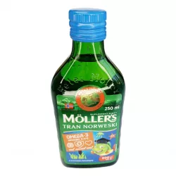 Рыбий жир Меллер Moller omega 3 (Mollers) р-р с фруктовым вкусом Европа 250мл в Самаре и области фото