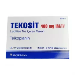Тейкопланин Текозит :: Tekosit лиофилизат для инъекций 400мг №1 в Самаре и области фото